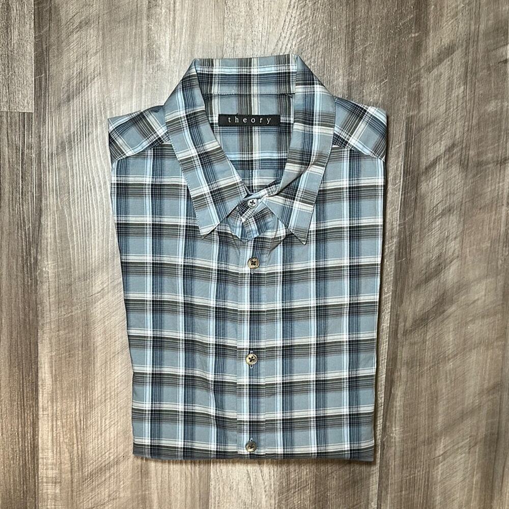 Theory Rastigar Alushta Long Sleeve Button Down - Medium